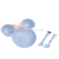 Gula-Gula Straw Mickey Mouse Shape Dinnerware